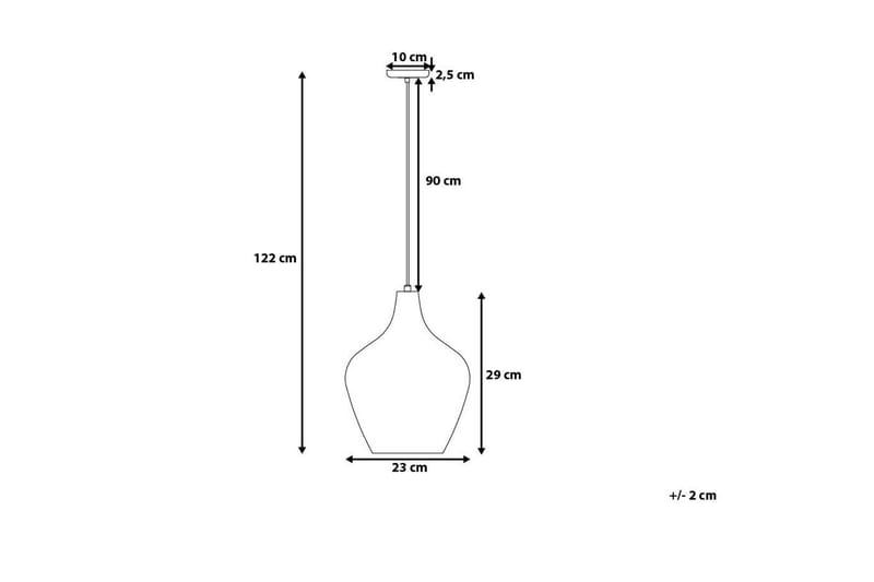 Taklampa Soana 23 cm - Silver - Taklampa sovrum - Kökslampa & taklampa kök - Hall lampa - Fönsterlampa - Pendellampa & hänglampa - Taklampa vardagsrum - Fönsterlampa hängande - Taklampa & takbelysning