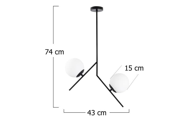 Taklampa Svart - Opviq - Belysning - Lampor & belysning inomhus - Taklampa & takbelysning