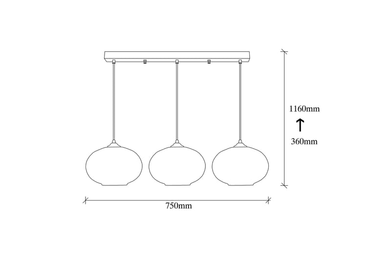 Taklampa Utteryd - Svart - Belysning - Lampor & belysning inomhus - Taklampa & takbelysning