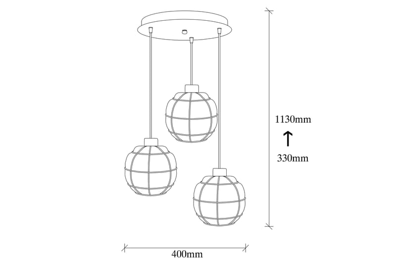 Taklampa Utteryd - Svart - Belysning - Lampor & belysning inomhus - Taklampa & takbelysning