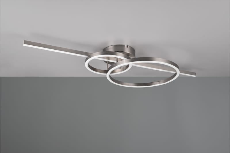 Trio Lighting Montilla LED plafond borstad stål - Belysning - Lampor & belysning inomhus - Taklampa & takbelysning - Takplafond