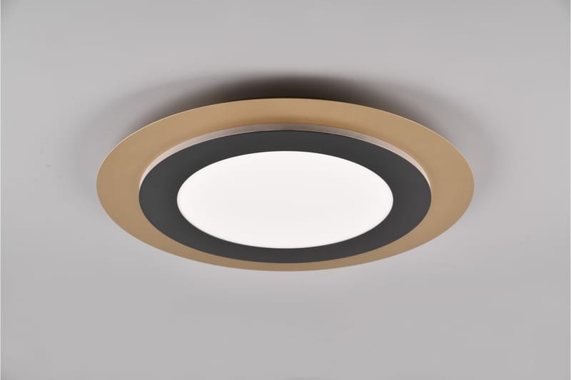 Trio Lighting Morgan LED plafond 45 cm mattsvart/ guld - Belysning - Lampor & belysning inomhus - Taklampa & takbelysning - Takplafond