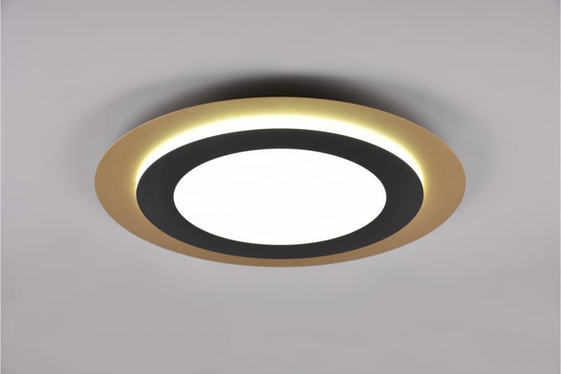 Trio Lighting Morgan LED plafond 45 cm mattsvart/ guld - Belysning - Lampor & belysning inomhus - Taklampa & takbelysning - Takplafond