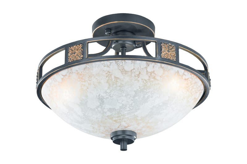 Trio Lighting Quinta plafond 3L E27 rustik - Belysning - Lampor & belysning inomhus - Taklampa & takbelysning - Takplafond