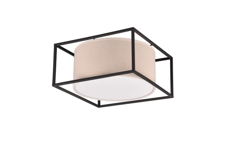 Trio Lighting Ross plafond 30x30 cm E27 beige - Belysning - Lampor & belysning inomhus - Taklampa & takbelysning - Takplafond