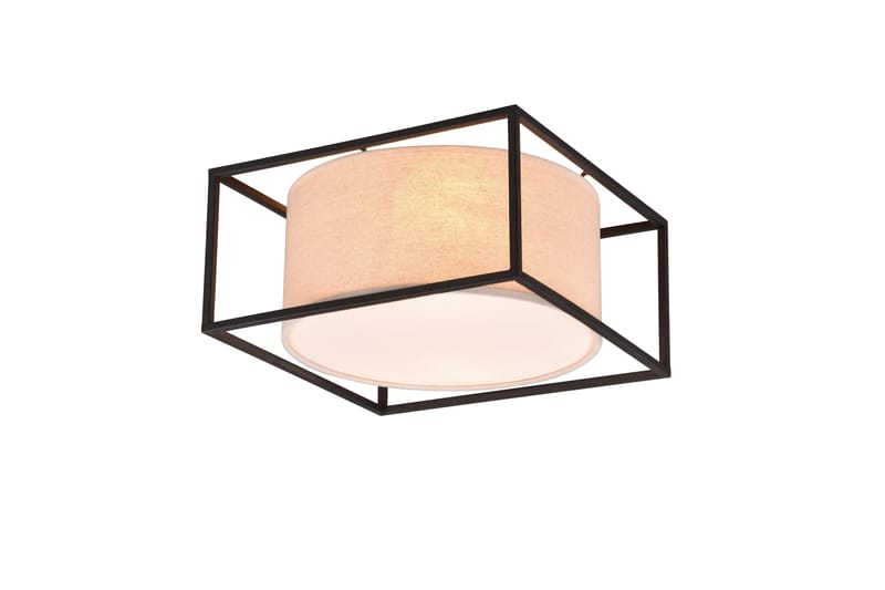 Trio Lighting Ross plafond 30x30 cm E27 beige - Belysning - Lampor & belysning inomhus - Taklampa & takbelysning - Takplafond