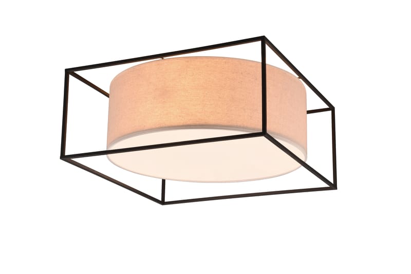 Trio Lighting Ross plafond 50x50 cm E27 beige - Belysning - Lampor & belysning inomhus - Taklampa & takbelysning - Takplafond