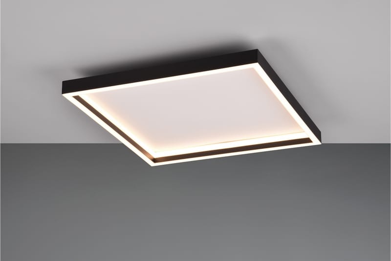 Trio Lighting Rotonda LED plafond fyrkant mattsvart - Belysning - Lampor & belysning inomhus - Taklampa & takbelysning - Takplafond