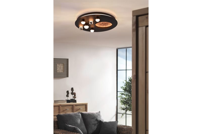 Trio Lighting Zodiac LED plafond mattsvart - Hall lampa - Plafond - Takplafond - Taklampa & takbelysning