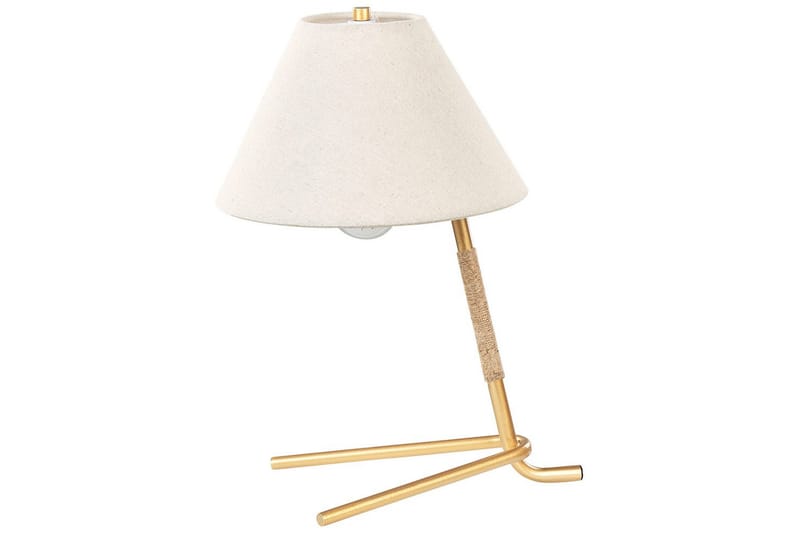 Toykab Bordslampa 40 cm E27 - Guld/Vit - Belysning - Lampor & belysning inomhus - Bordslampa