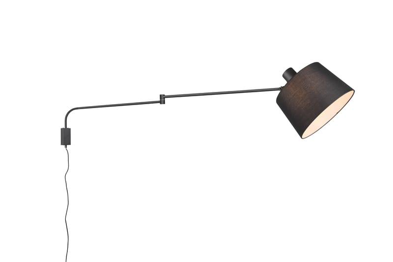 Trio Lighting Baldo vägglampa E27 mattsvart - Vägglampa