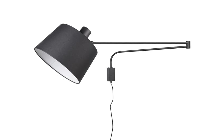 Trio Lighting Baldo vägglampa E27 mattsvart - Vägglampa