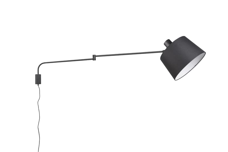 Trio Lighting Baldo vägglampa E27 mattsvart - Vägglampa