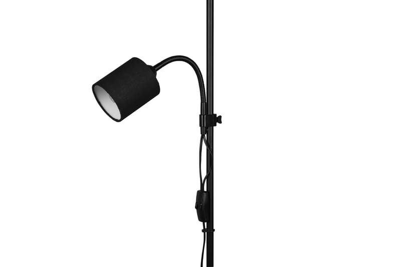 Trio Lighting Owen golvlampa E27+E14 svart - Belysning - Lampor & belysning inomhus - Golvlampa