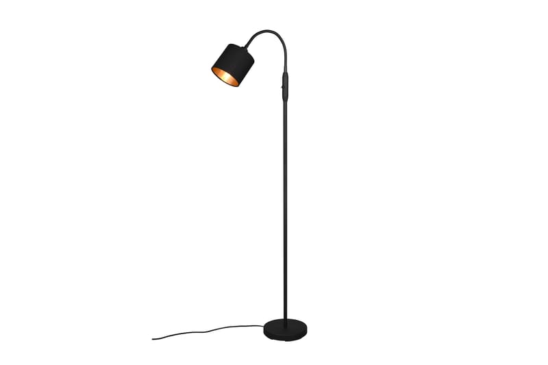 Trio Lighting Tommy golvlampa 1L E14 mattsvart/ guld - Belysning - Lampor & belysning inomhus - Golvlampa