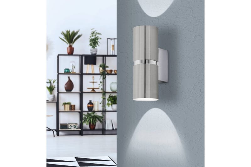 Vägglampa Eglo Passa Ø60 mm Nickel-Matt, Krom - Krom - Belysning - Lampor & belysning inomhus - Vägglampa