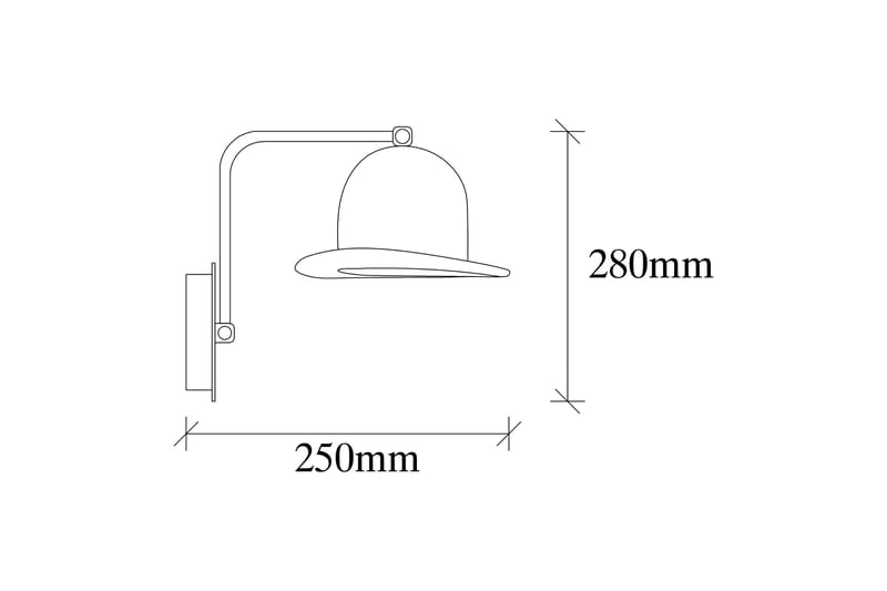 Vägglampa Mleko - Svart - Belysning - Lampor & belysning inomhus - Vägglampa