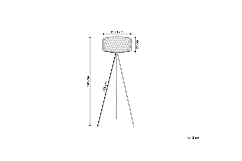 Vendaval Golvlampa 145 cm - Svart - Belysning - Lampor & belysning inomhus - Golvlampa