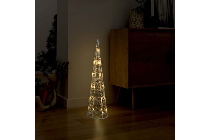 Ljuskon LED pyramid akryl varmvit 60 cm - be Basic - Belysning - Julbelysning - Julbelysning utomhus