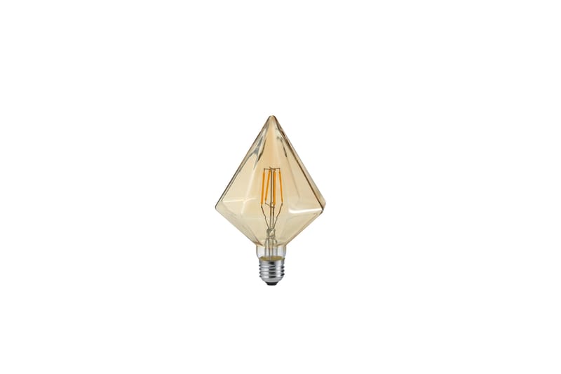 Trio Lighting LK LED E27 deco filament 901 4W 320lm 2700K brun - Vit - Koltrådslampa & glödtrådslampa - Glödlampor