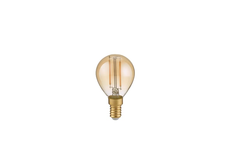 Trio Lighting LK LED E14 filament klot 4W 400lm 2700K brun 3-steg - Koltrådslampa & glödtrådslampa - Glödlampor