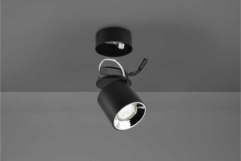 Trio Lighting Guayana spotlight 1L GU10 mattsvart - Belysning - Spotlights & downlights - Downlight 230v