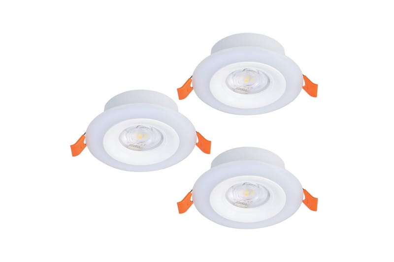 Infälld Lampa Eglo Calonge RGB 3 st Vit - Vit - Belysning - Spotlights & downlights - LED downlight