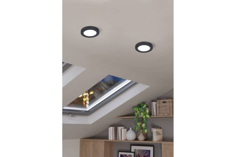 Infälld Lampa Eglo Fueva Flex Svart Vit - Svart/Vit - Belysning - Spotlights & downlights - LED downlight