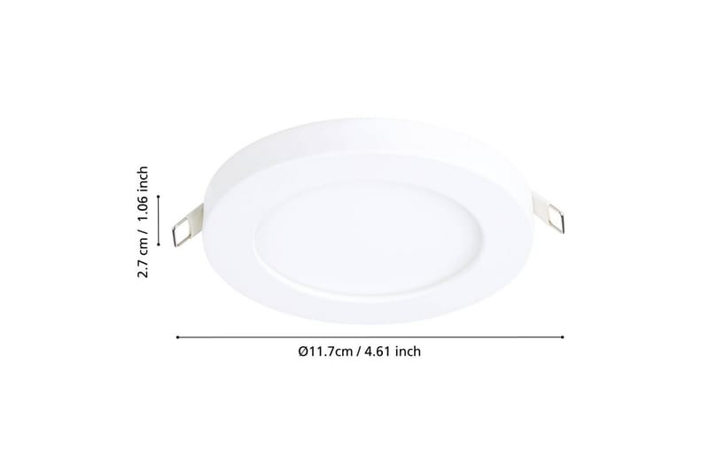 Infälld Lampa Eglo Fueva Flex Vit - Vit - Belysning - Spotlights & downlights - LED downlight