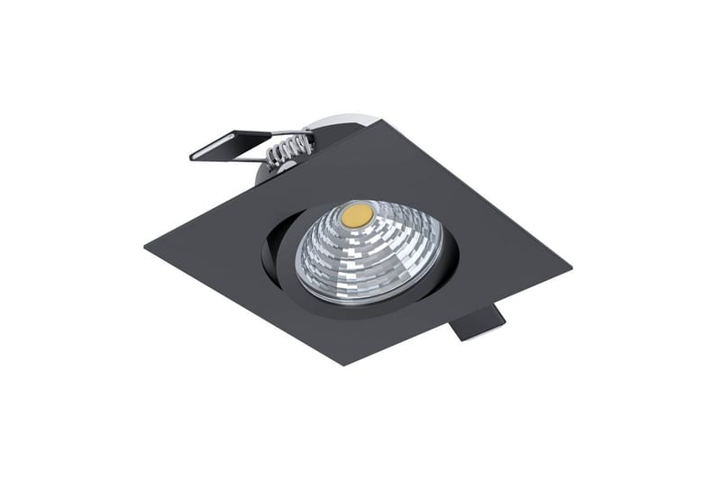 Infälld Lampa Eglo Saliceto 88x88 mm 2700K Svart - Svart - Belysning - Spotlights & downlights - LED downlight