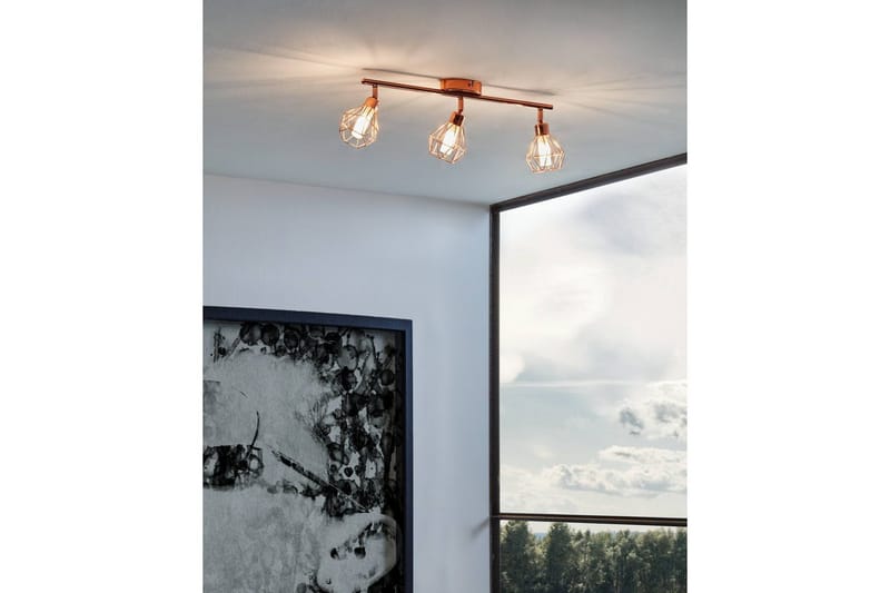 Spotlight Eglo Zapata med 3 Lampor - Koppar - Belysning - Spotlights & downlights