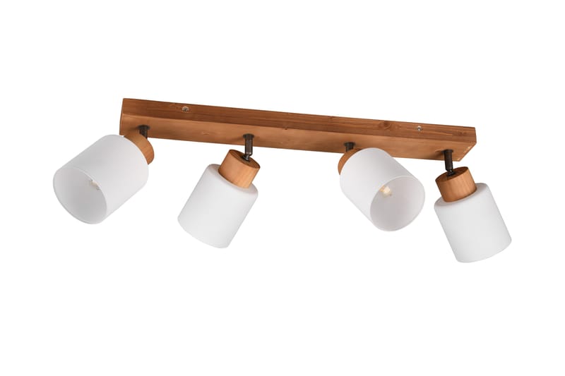 Trio Lighting Assam spot 4L E14 trä/ vit - Belysning - Spotlights & downlights - Downlight 230v