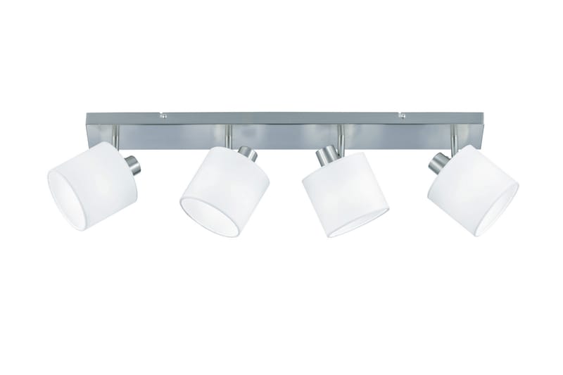 Trio Lighting Tommy spotlight 4L  E14 borstad stål/ vit - Vit - Belysning - Spotlights & downlights - Takspotlight