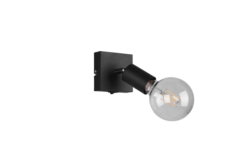 Trio Lighting Vannes spot 1L E27 mattsvart - Belysning - Spotlights & downlights - Väggspotlight