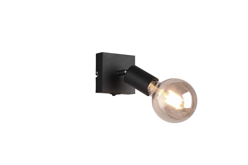 Trio Lighting Vannes spot 1L E27 mattsvart - Belysning - Spotlights & downlights - Väggspotlight