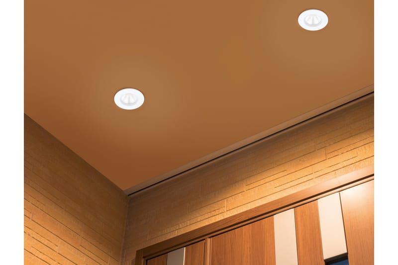 Trio Lighting Zagros LED infälld spotlight IP65 mattvit rund - Vit - Belysning - Spotlights & downlights - Takspotlight