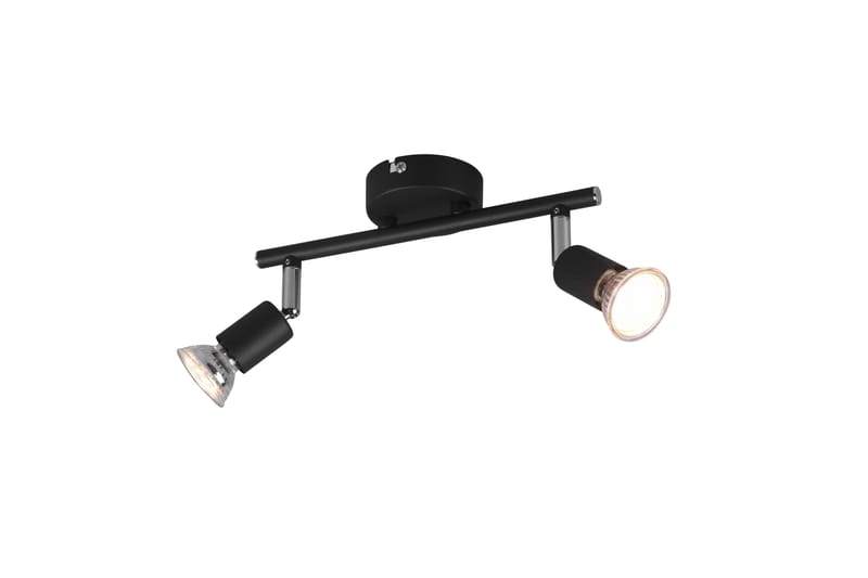 Trio Lighting Paris spotlight 2L GU10 mattsvart - Belysning - Spotlights & downlights