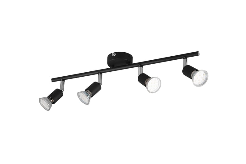 Trio Lighting Paris spotlight 4L GU10 mattsvart - Belysning - Spotlights & downlights