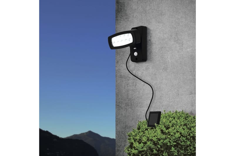 V�äggstrålkastare Utebelysning Eglo Palizzi med Sensor - Svart - Belysning - Spotlights & downlights - Spotlight utomhus