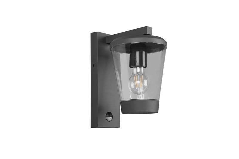 Trio Lighting Cavado vägglampa E27 antracit rörelsessensor - Belysning - Utelampor & utomhusbelysning - Fasadbelysning & vägglyktor