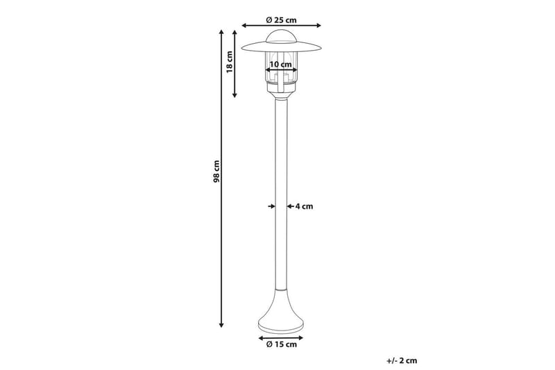 Palaia Polletlampa 98 cm E27 - Svart - Belysning - Utelampor & utomhusbelysning - Pollare