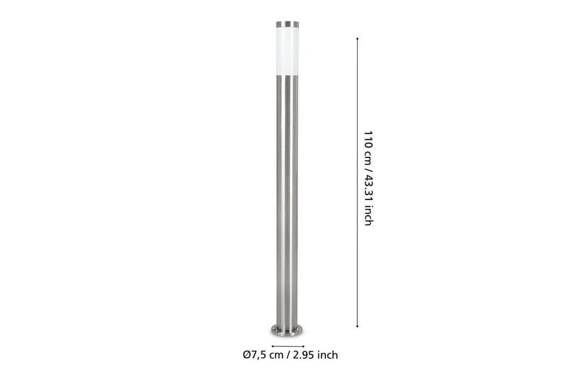 Pollare Eglo Helsinki 1100 mm - Vit/Grå - Belysning - Utelampor & utomhusbelysning - Pollare