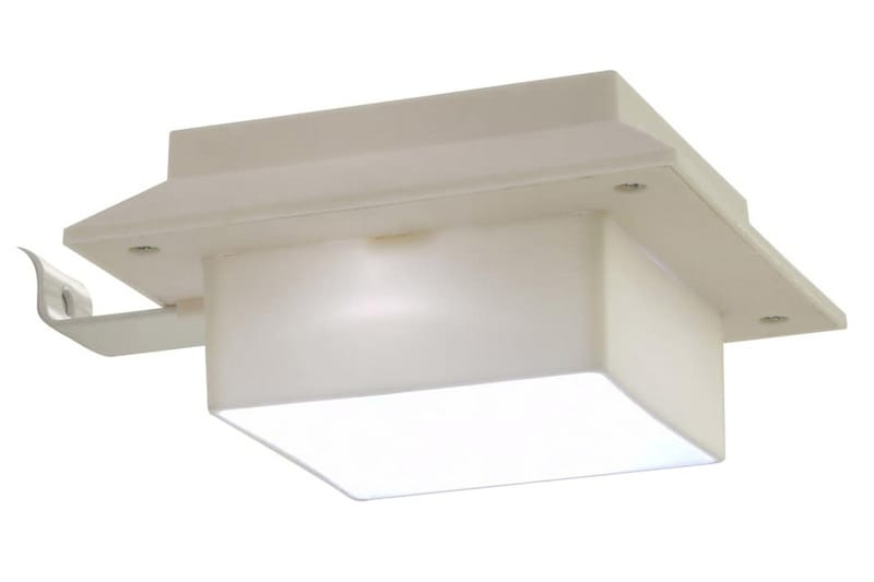 Sollampa LED set 6 st fyrkantig 12 cm vit - be Basic - Belysning - Utelampor & utomhusbelysning - Solcellsbelysning