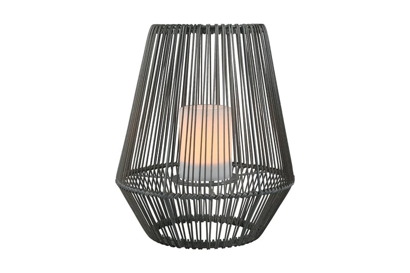 Trio Lighting Mineros solar bordslampa 30,5cm grå - Trädgårdsbelysning - Balkongbelysning - Bordslampa utomhus