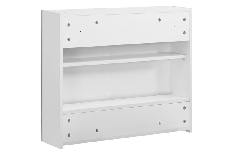 Spegelskåp för badrum vit 80x15x60 cm MDF - Vit - Förvaring - Badrumsförvaring - Spegelskåp