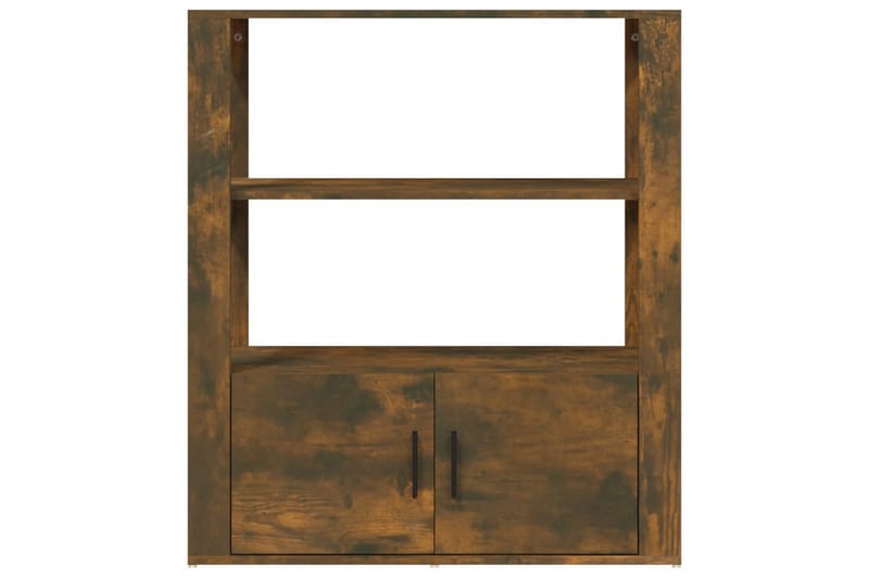 beBasic Sidobord rökfärgad ek 80x30x90 cm konstruerat trä - Brown - Förvaring - Förvaringsmöbler - Sideboard & skänk