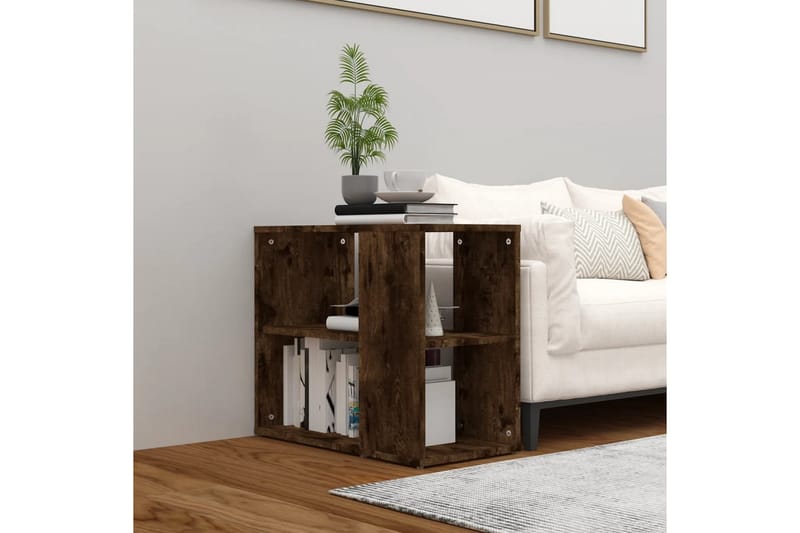 beBasic Sidoskåp Rökt ek 60x30x50 cm konstruerat trä - Brown - Förvaring - Förvaringsmöbler - Sideboard & skänk