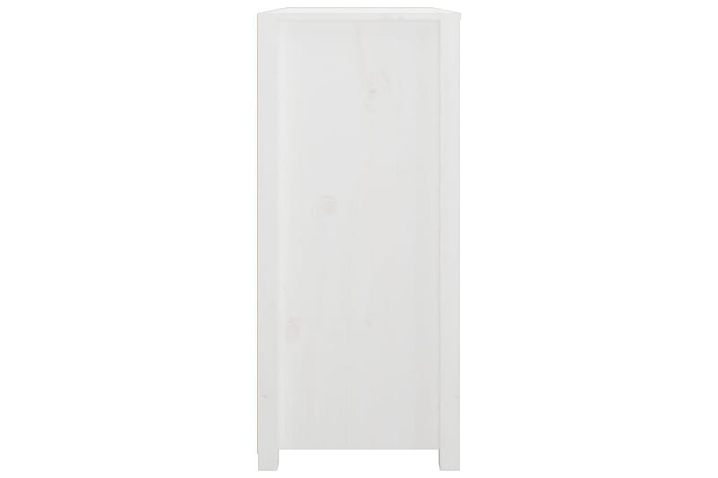 beBasic Sidoskåp vit 100x40x90 cm massiv furu - White - Förvaring - Förvaringsmöbler - Sideboard & skänk