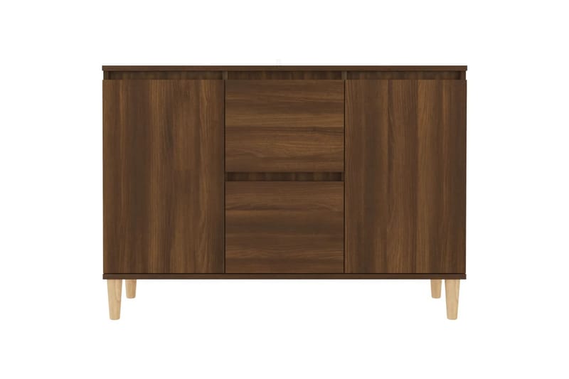 beBasic Skänk brun ek 103,5x35x70 cm konstruerat trä - Brown - Förvaring - Förvaringsmöbler - Sideboard & skänk