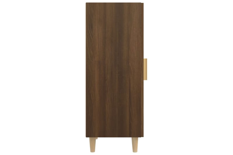 beBasic Skänk brun ek 34,5x34x90 cm konstruerat trä - Brown - Förvaring - Förvaringsmöbler - Sideboard & skänk